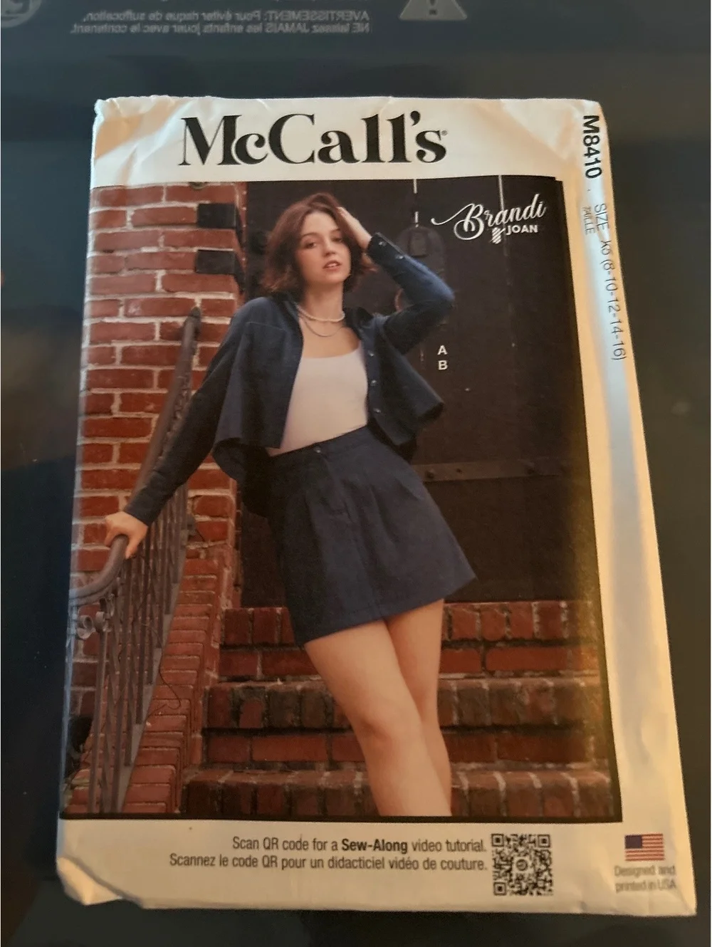McCall's M8410 Brandi Joan Women's Skirt and Jacket Sewing Pattern Size K5 (8-16